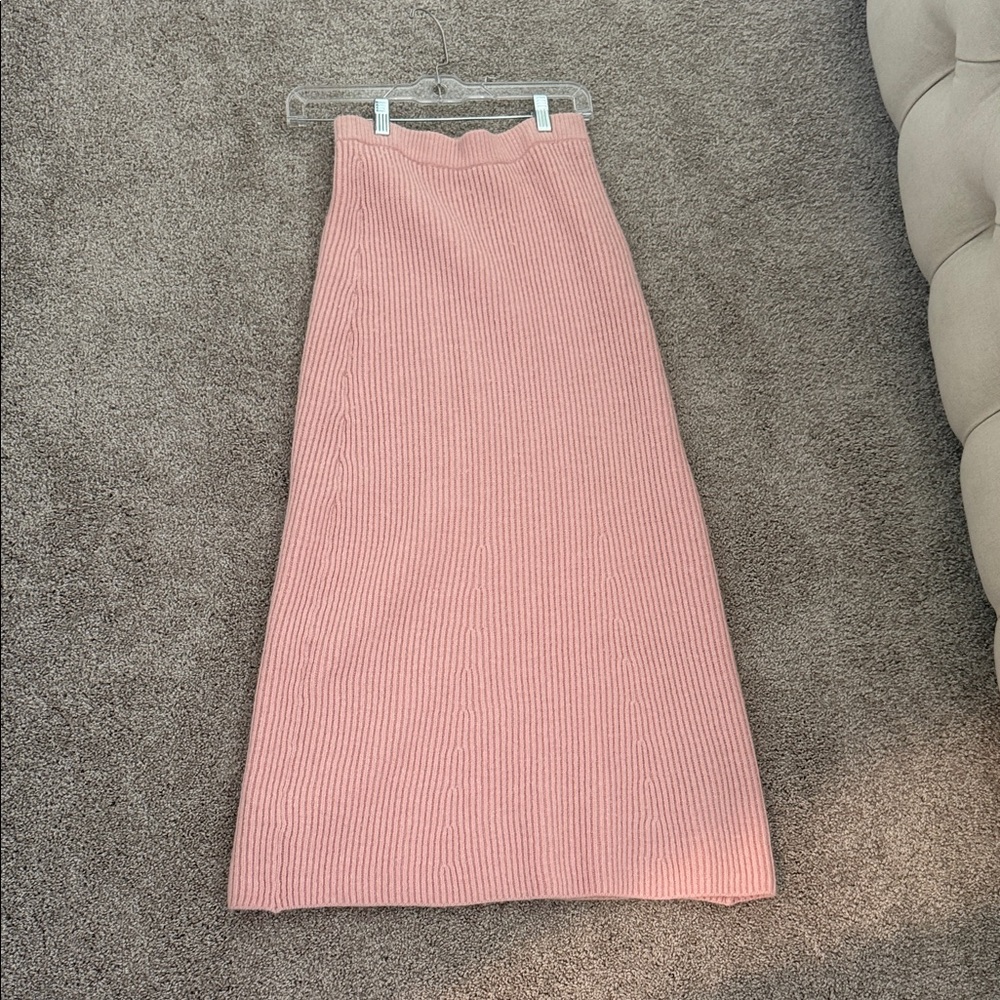 Pink Knit Skirt